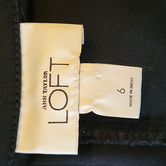 Ann Taylor Loft Ladies Black Tailored Blazer Size 6 - Picture 10 of 11